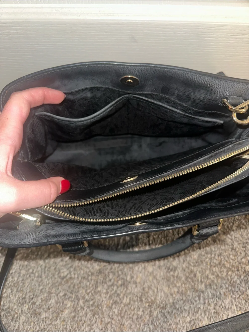 Michael Kors Black Purse